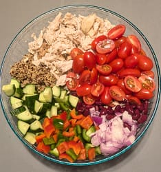 Chicken quinoa salad