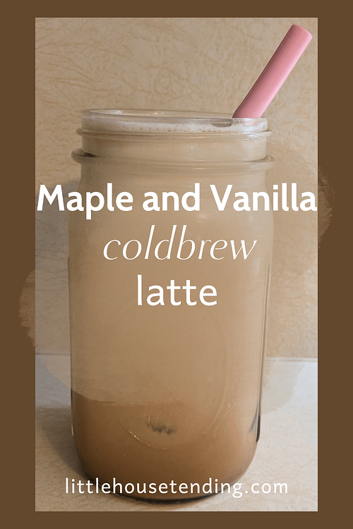 Maple And Vanilla Cold Brew Latte